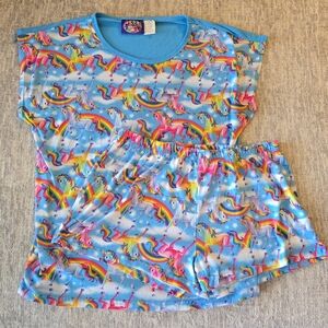 Lisa Frank Blue Pajama Set